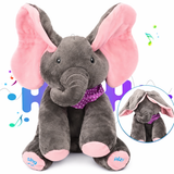 Infinity Peek-a-Boo Talking Elephant Plush