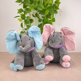 Infinity Peek-a-Boo Talking Elephant Plush