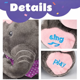 Infinity Peek-a-Boo Talking Elephant Plush