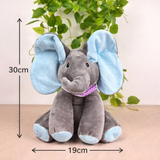 Infinity Peek-a-Boo Talking Elephant Plush
