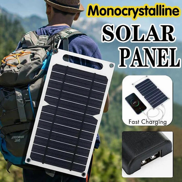 Portable Solar Panel USB Charger