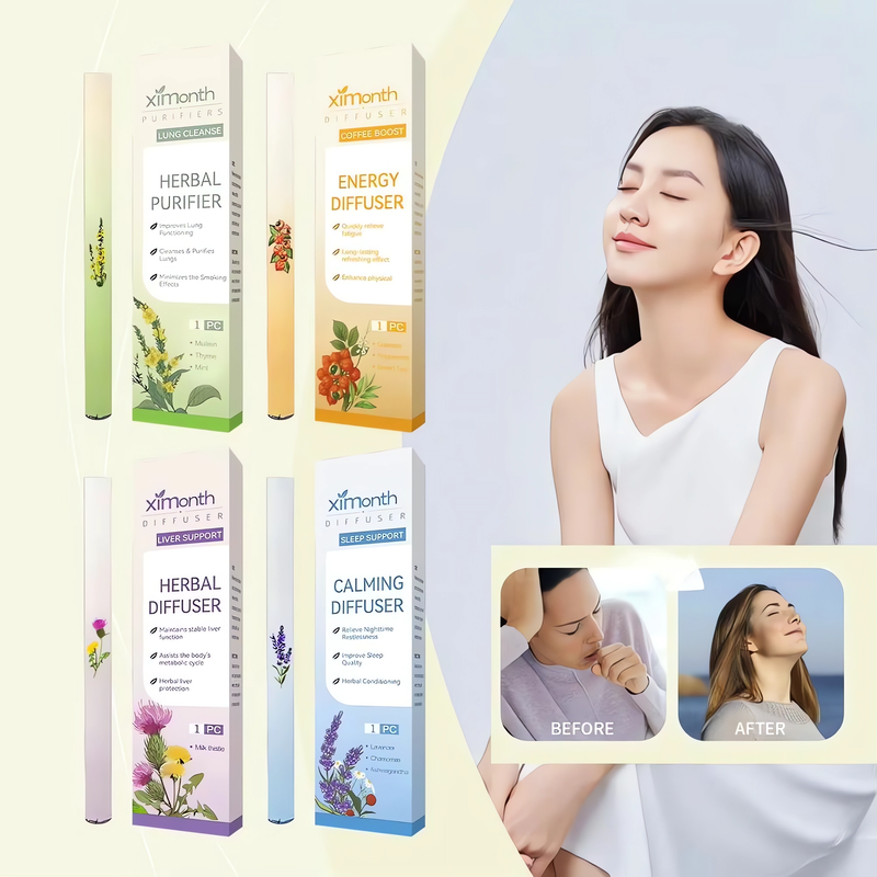 Herbal Diffuser with Mullein Extract – 4 Pack