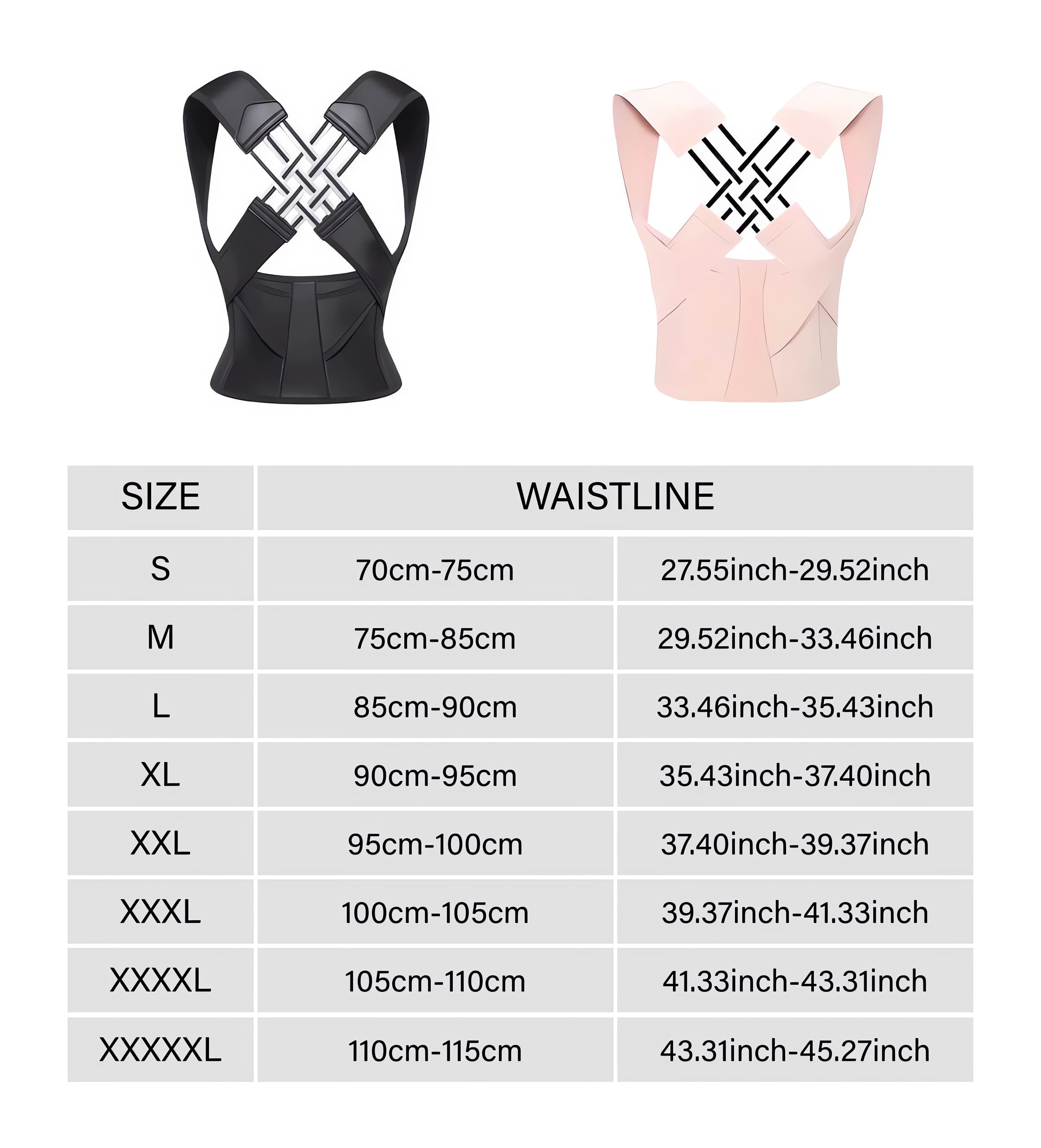 Infinity Size Guide Infinity Posture Pro – Infinity Charge