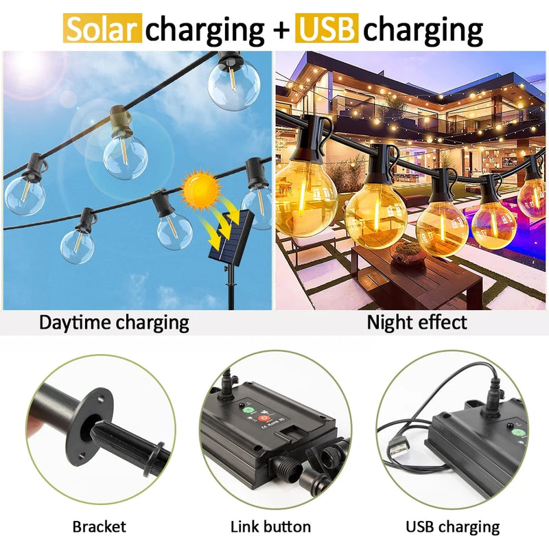 Solar Festoon Lights