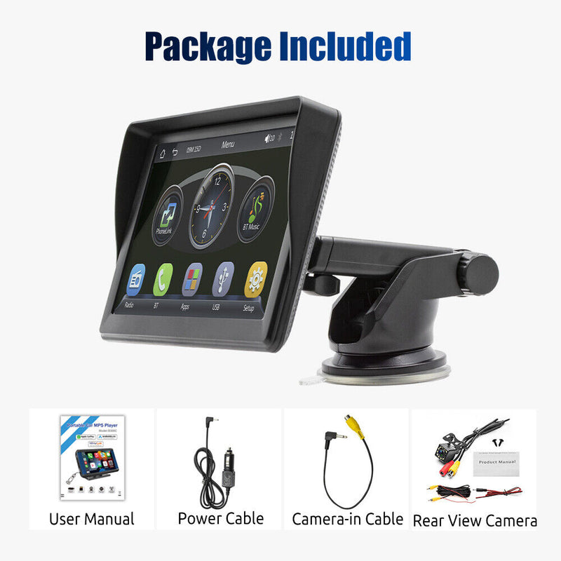 7" Portable Car Head Unit + FREE Reverse Camera