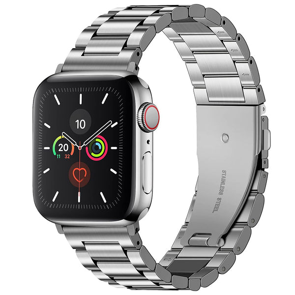 Stainless Steel Strap & FREE Case for Apple Watch Band