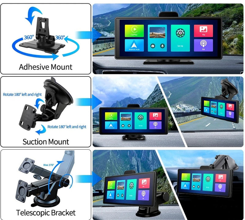 Portable Car Head Unit Mounting Brackets